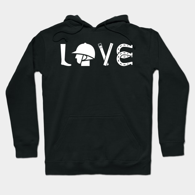 Love Horseback Riding Hoodie by MeatMan